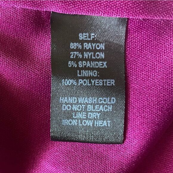 Lulus Off the Shoulder Skater Dress Magenta Womens Size Small - Picture 10 of 10